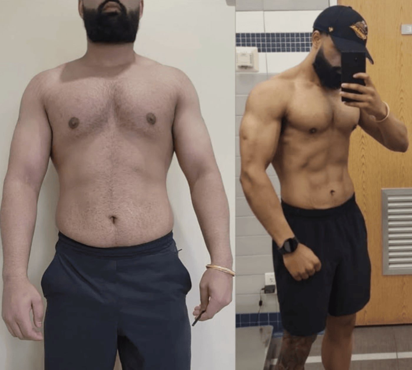 Level Up Fitness Club member transformation 10 — before and after