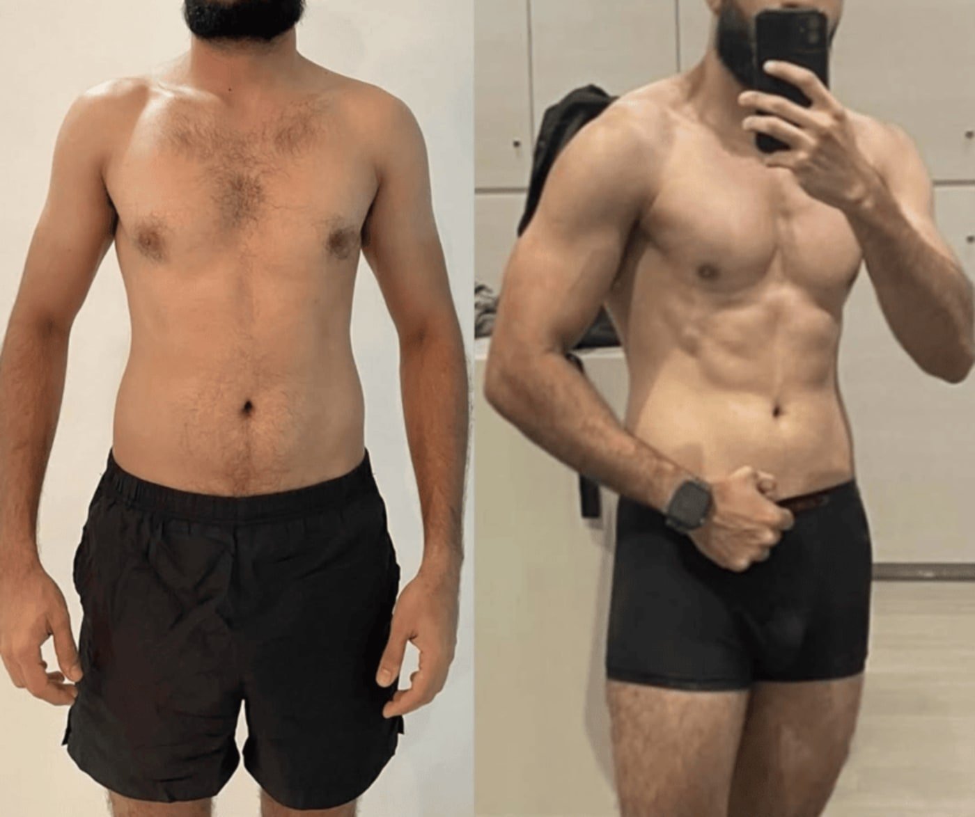 Level Up Fitness Club member transformation 12 — before and after