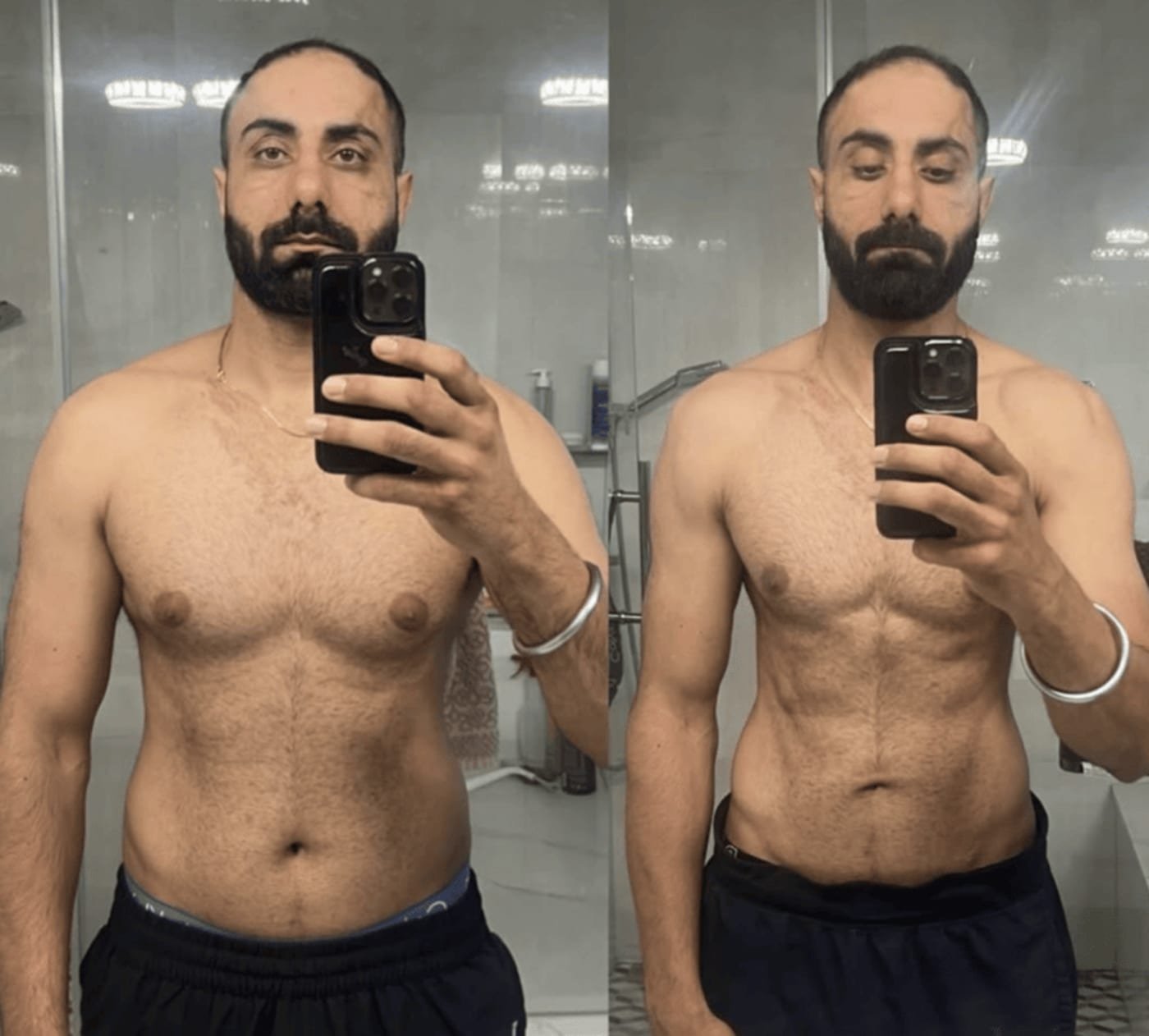 Level Up Fitness Club member transformation 13 — before and after