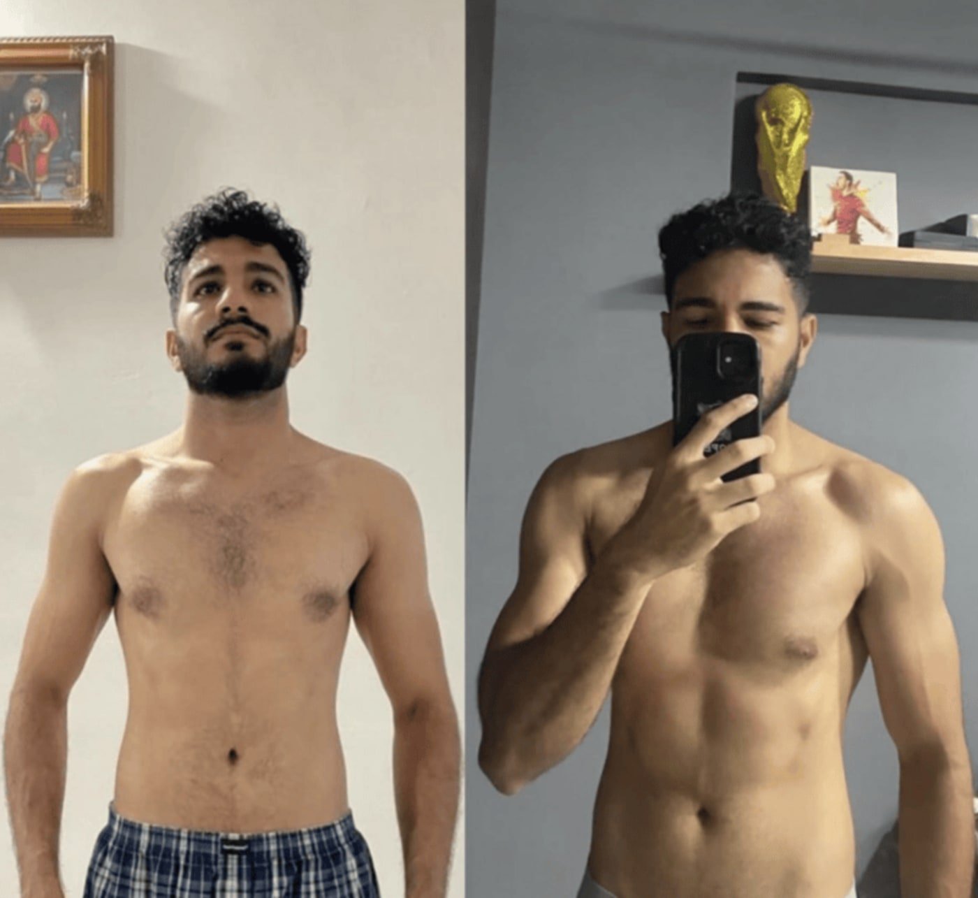 Level Up Fitness Club member transformation 15 — before and after