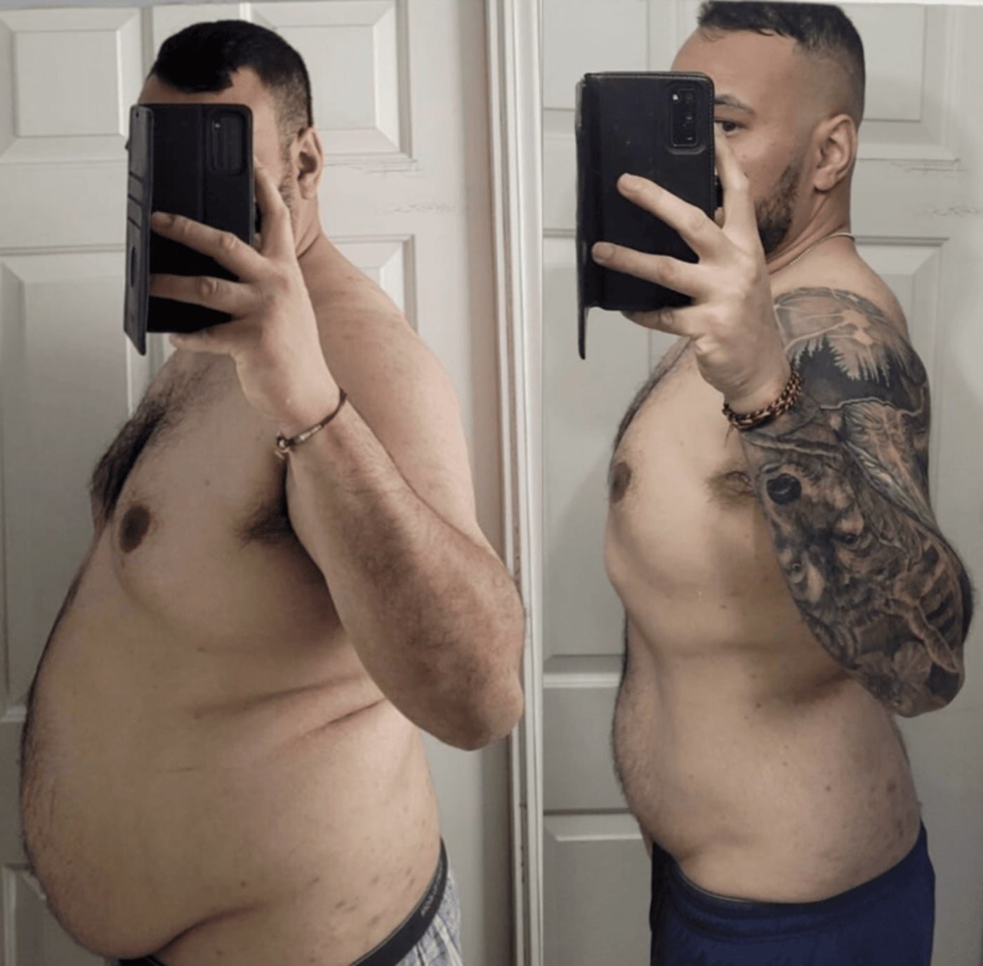 Level Up Fitness Club member transformation 18 — before and after