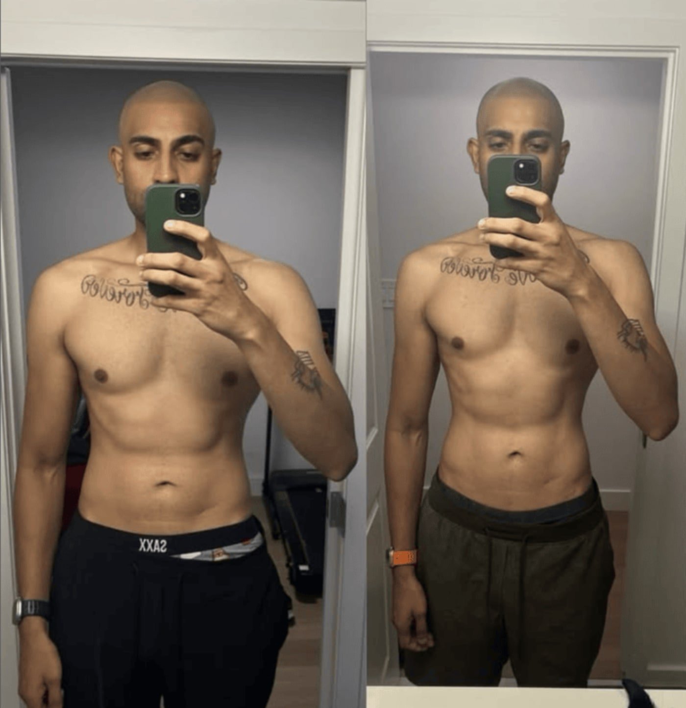 Level Up Fitness Club member transformation 7 — before and after